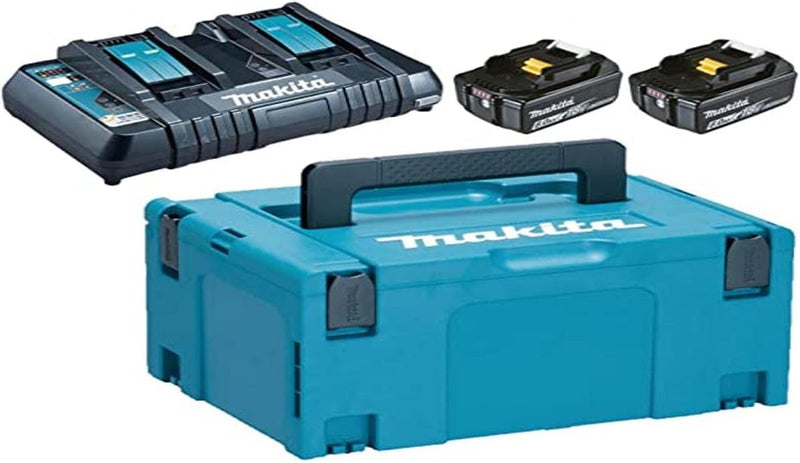 Makita 197629-2 Power Source Kit Lxt, 5Ah, 90 W, 18 V, schwarz Single, Single