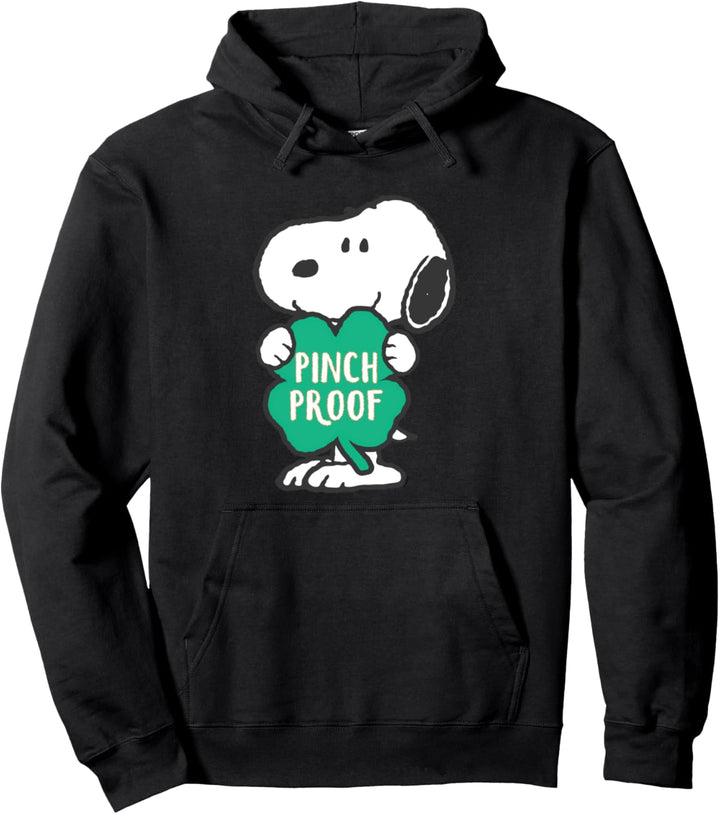 Peanuts St Patrick's Day Snoopy Pinch Proof Pullover Hoodie
