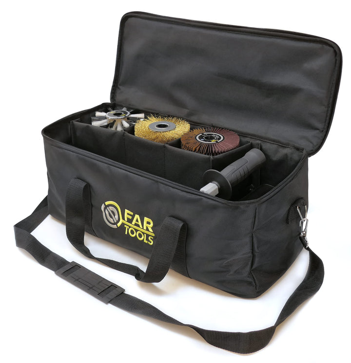 MyREXBAG - Tragetasche und Aufbewahrung, entworfen für den montierten REX120 Renovierer + 6 Bürsten