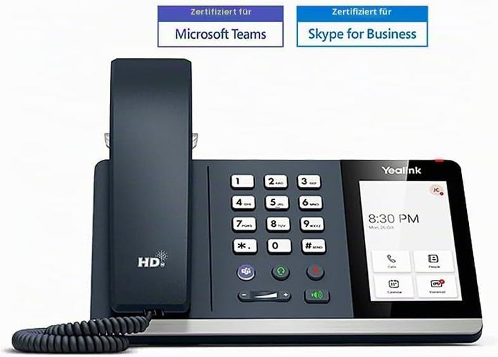Yealink IP Telefon MP54 Teams Edition, Schwarz MP54 Teams Single, MP54 Teams Single