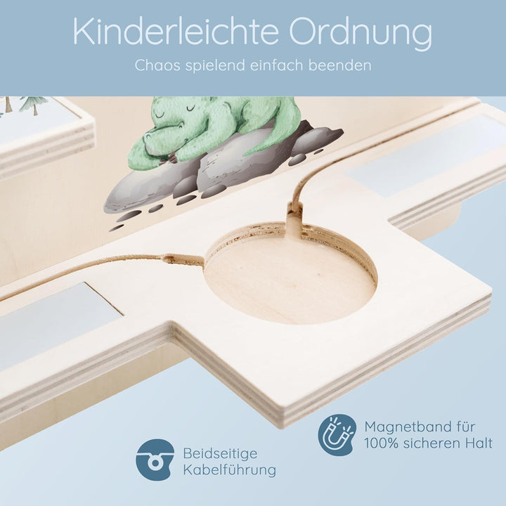 Personalisiertes Tonie Regal für Kinderzimmer - Magnetisches Toniebox Regal für Toniebox & Figuren m