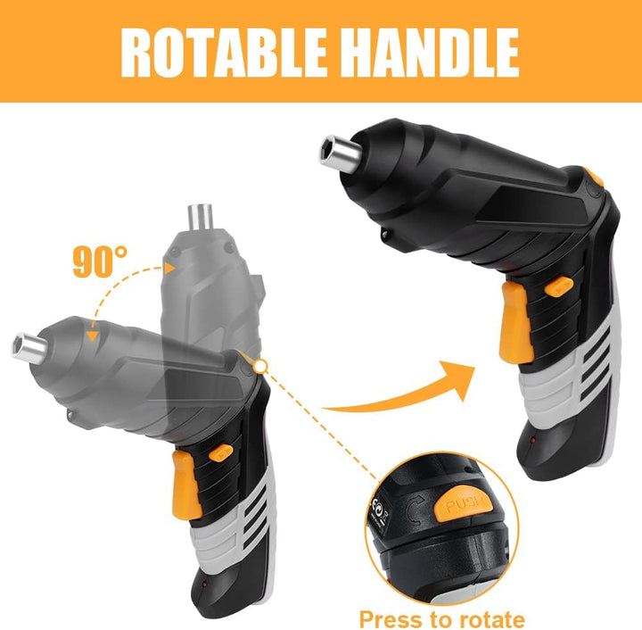 Flintronic kabelloses Schraubendreher-Set, 3,5 N·m, 3,6 V/1300 mAh wiederaufladbarer Bohrmaschinentr