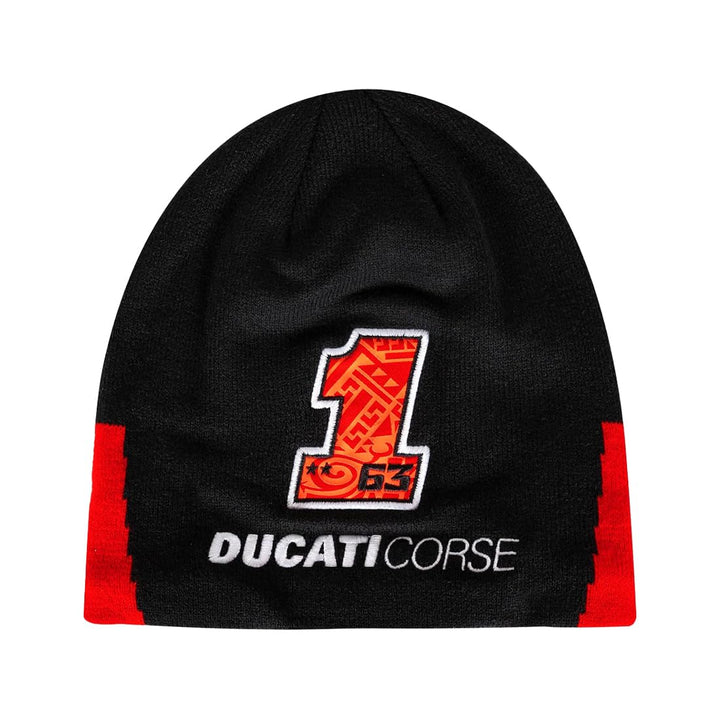 Pecco Herren Ducati Bagnaia Mid Visor Cap Einheitsgrösse Schwarz, Einheitsgrösse Schwarz
