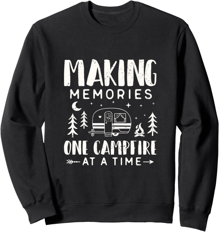 Camping Making Memories Family kids camping RV Sweatshirt