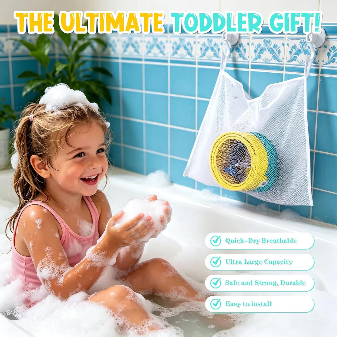 Badespielzeug Baby, Flexible Kugelbahn Badespielzeug mit 2 Autos Badespielzeug Saugnäpfe, Badewannen