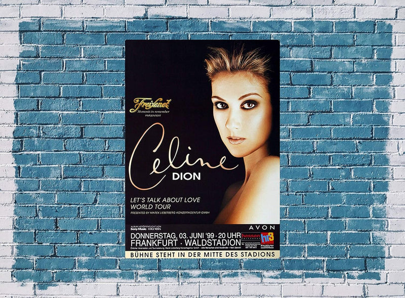 Celine Dion - Lets Talk Love, Frankfurt 1999 » Konzertplakat/Premium Poster | Live Konzert Veranstal