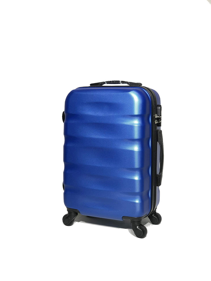 CELIMS Koffer für mittelgrosse Kabine, gross, mit oder ohne Kosmetiktasche – französische Marke Blau