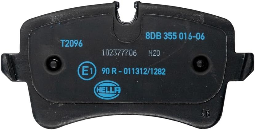 HELLA PAGID 8DB 355 016-061 Bremsbelagsatz - T2096 - Dicke/Stärke: 17.5mm - Bremssystem: Lucas - ink