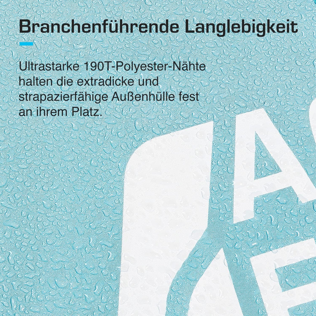 Active Era Luxus Strandzelt mit UV Schutz LSF 50+, Strandmuschel XXL Wasserabweisend, Easy Pitch Auf