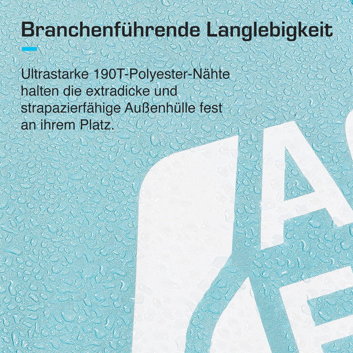 Active Era Luxus Strandzelt mit UV Schutz LSF 50+, Strandmuschel XXL Wasserabweisend, Easy Pitch Auf