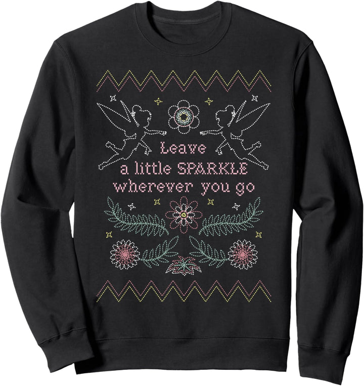 Disney Peter Pan Tinker Bell Leave A Little Sparkle Sweatshirt