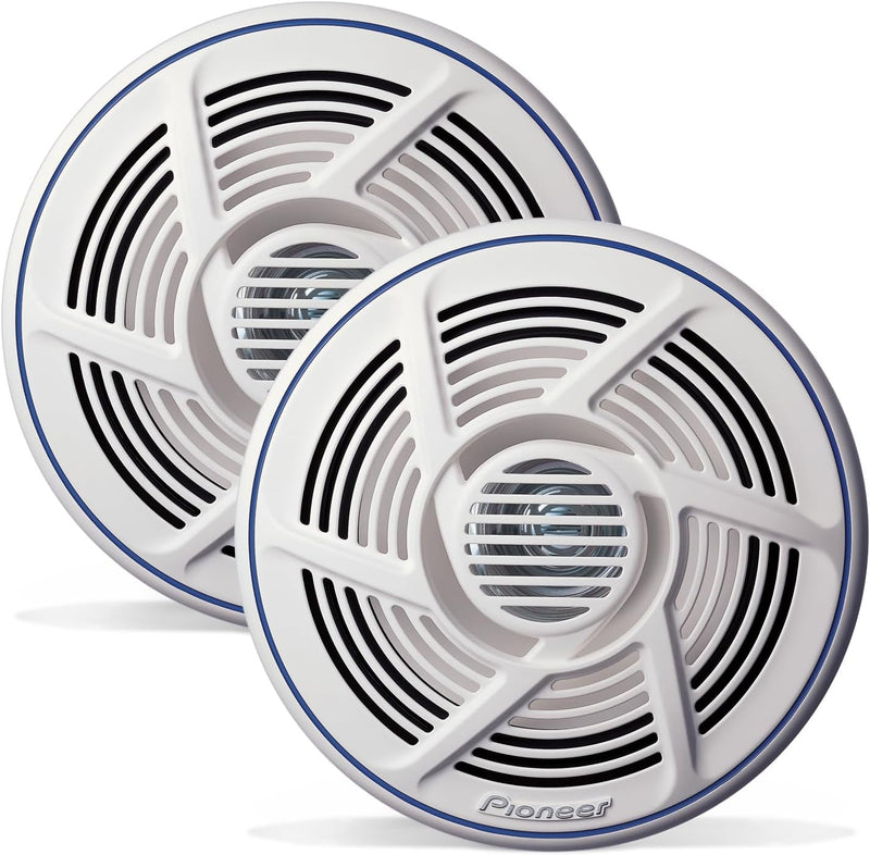 Pioneer TS-MR1600 Marinetauglicher Doppelkonus Outdoor Lautsprecher (100 W), 16 cm, Eingangsnennleis