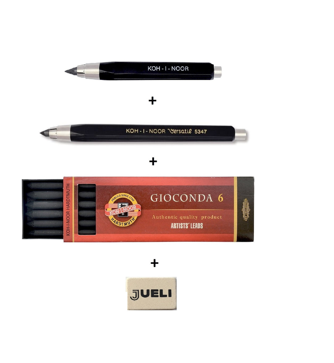 Set Koh-I-NOOR 5344 und 5347 5,6 mm Durchmesser Mechanische Kupplung Minenhalter Bleistift + KOH-I-N
