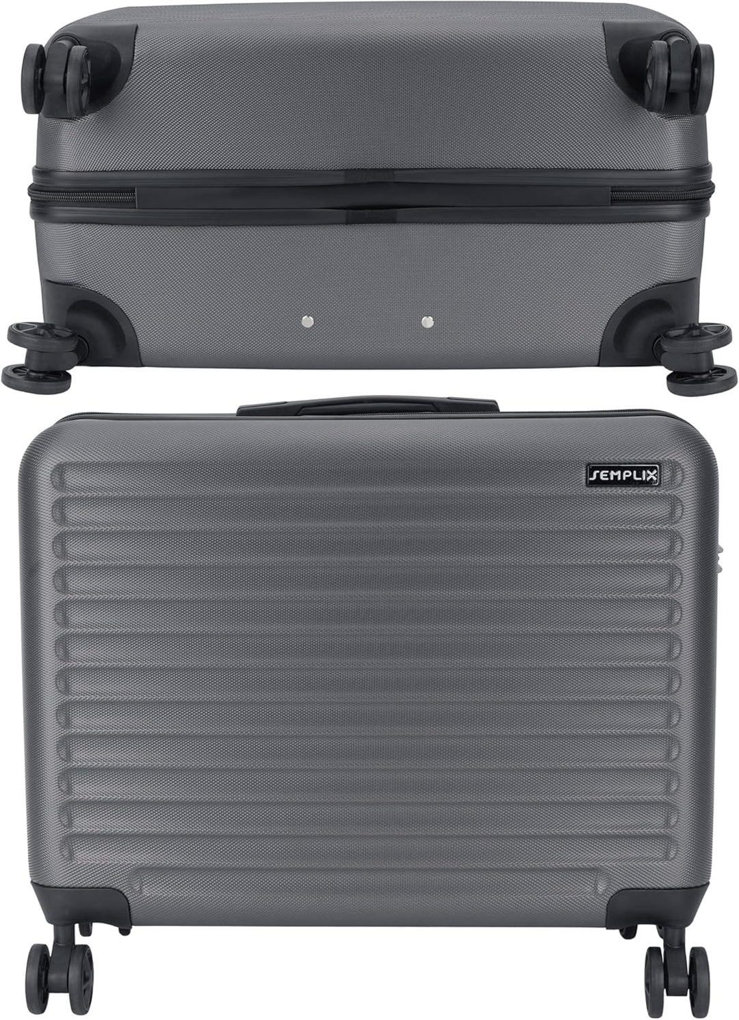 SEMPLIX Nähmaschinentrolley (M/stahlgrau/Hartschale)