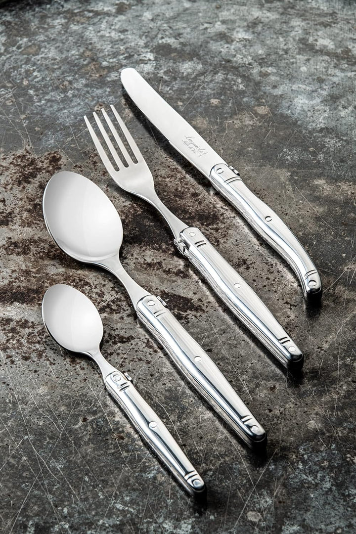 Laguiole Style de Vie Besteckset Premium Line, 24-teilig, Edelstahl, neues Modell