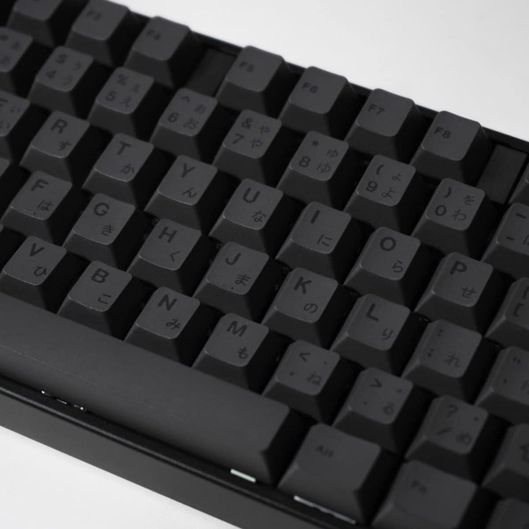 PBT Tastenkappen 130 Tasten Dye Sub Cherry Profile Japanese Gray Keycaps Set for 61/87/104/108 Cherr