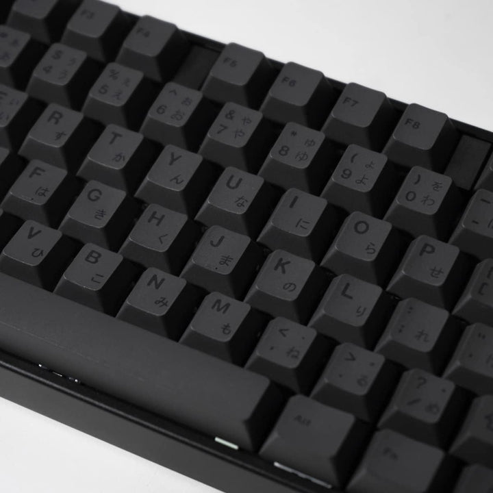 PBT Tastenkappen 130 Tasten Dye Sub Cherry Profile Japanese Gray Keycaps Set for 61/87/104/108 Cherr