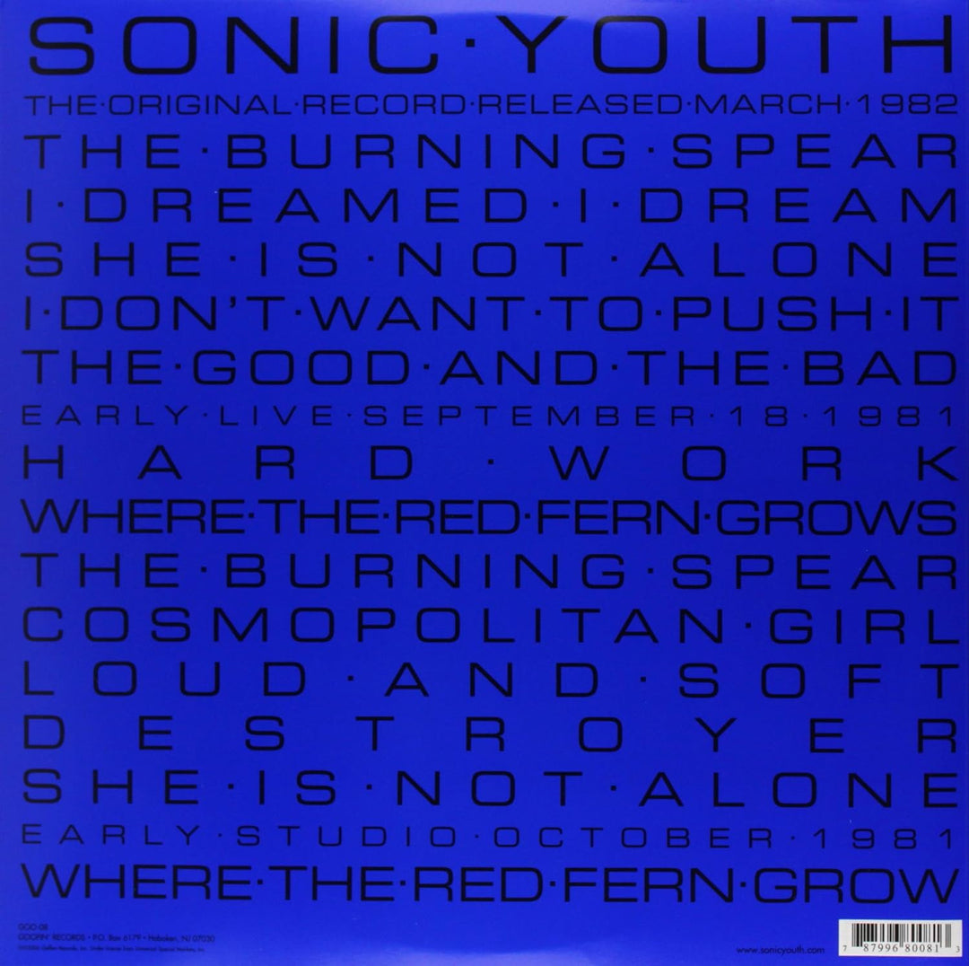 Sonic Youth, Vinyl