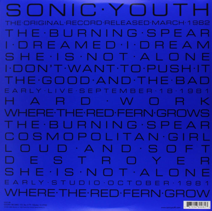 Sonic Youth, Vinyl