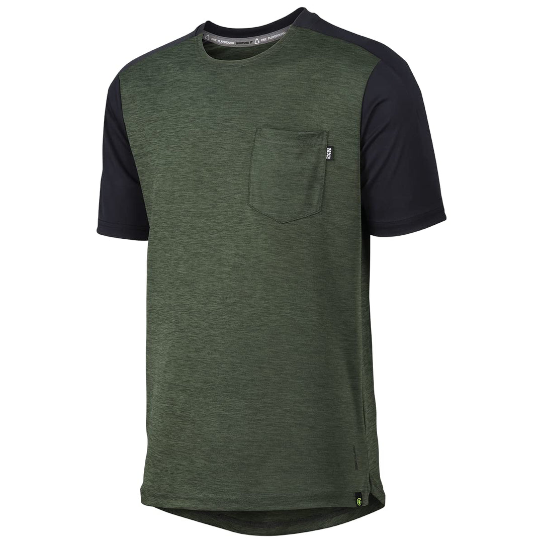 IXS MTB-Jersey Kurzarm Flow X Graphite/Black XL Graphit-festes Schwarz, XL Graphit-festes Schwarz