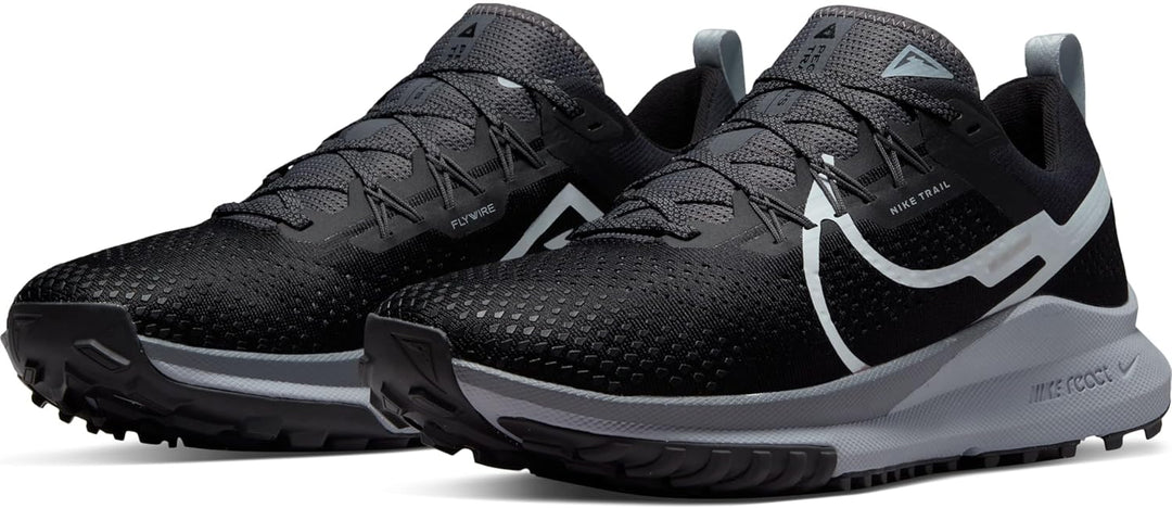 Nike Herren React Pegasus Trail 4 Sneaker 40 EU Black Aura Dark Grey Wolf Grey, 40 EU Black Aura Dar