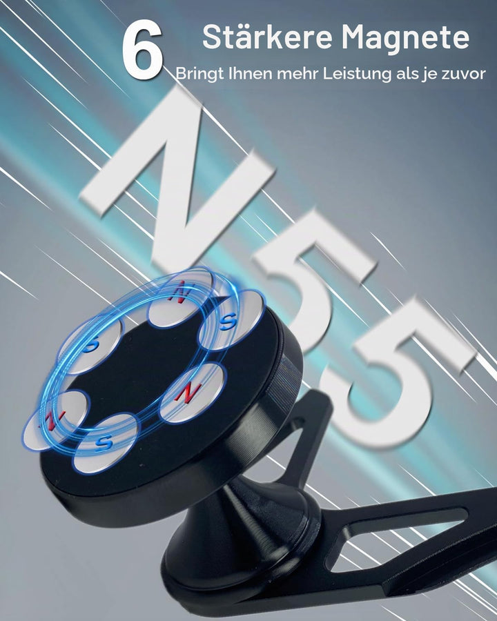 Magnet Handyhalterung kompatibel mit Audi A1 S1 8X 2010-2018, Universelle Halterung Phone Holder für
