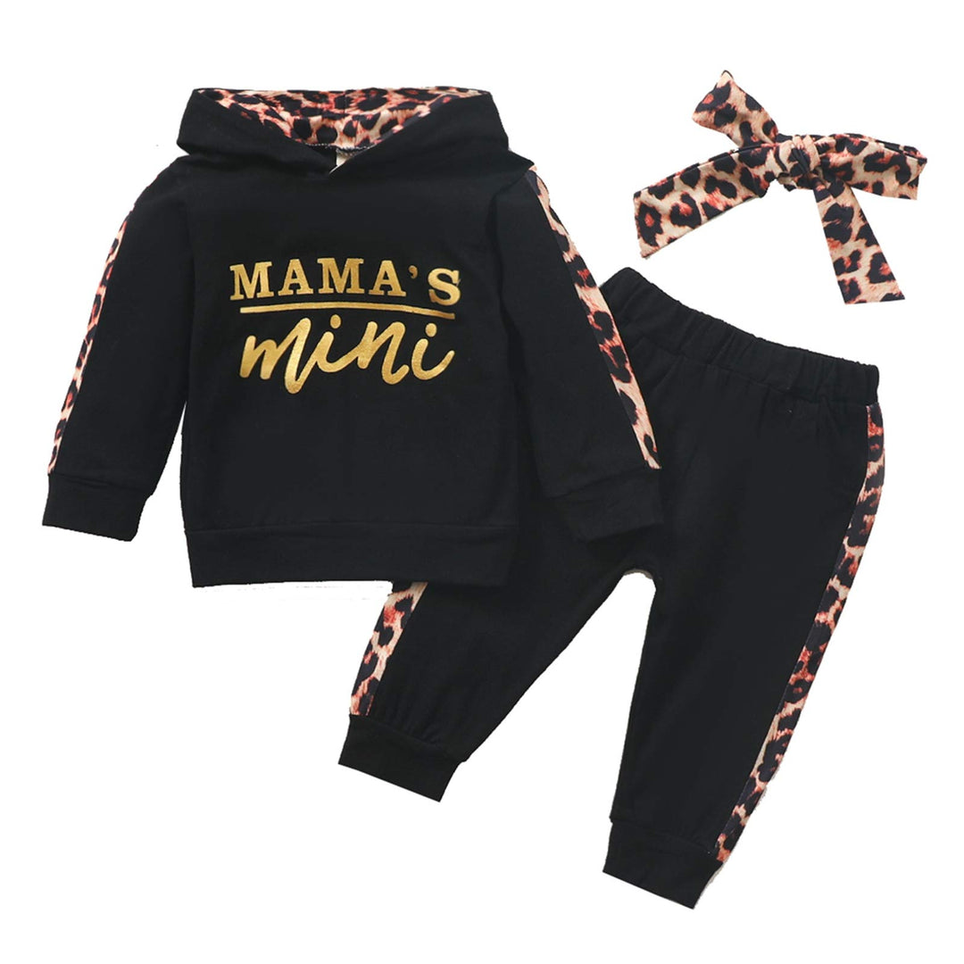 Geagodelia Babykleidung Set Baby Mädchen Kleidung Outfit Langarm Kapuzenpullover Top + Hose Neugebor