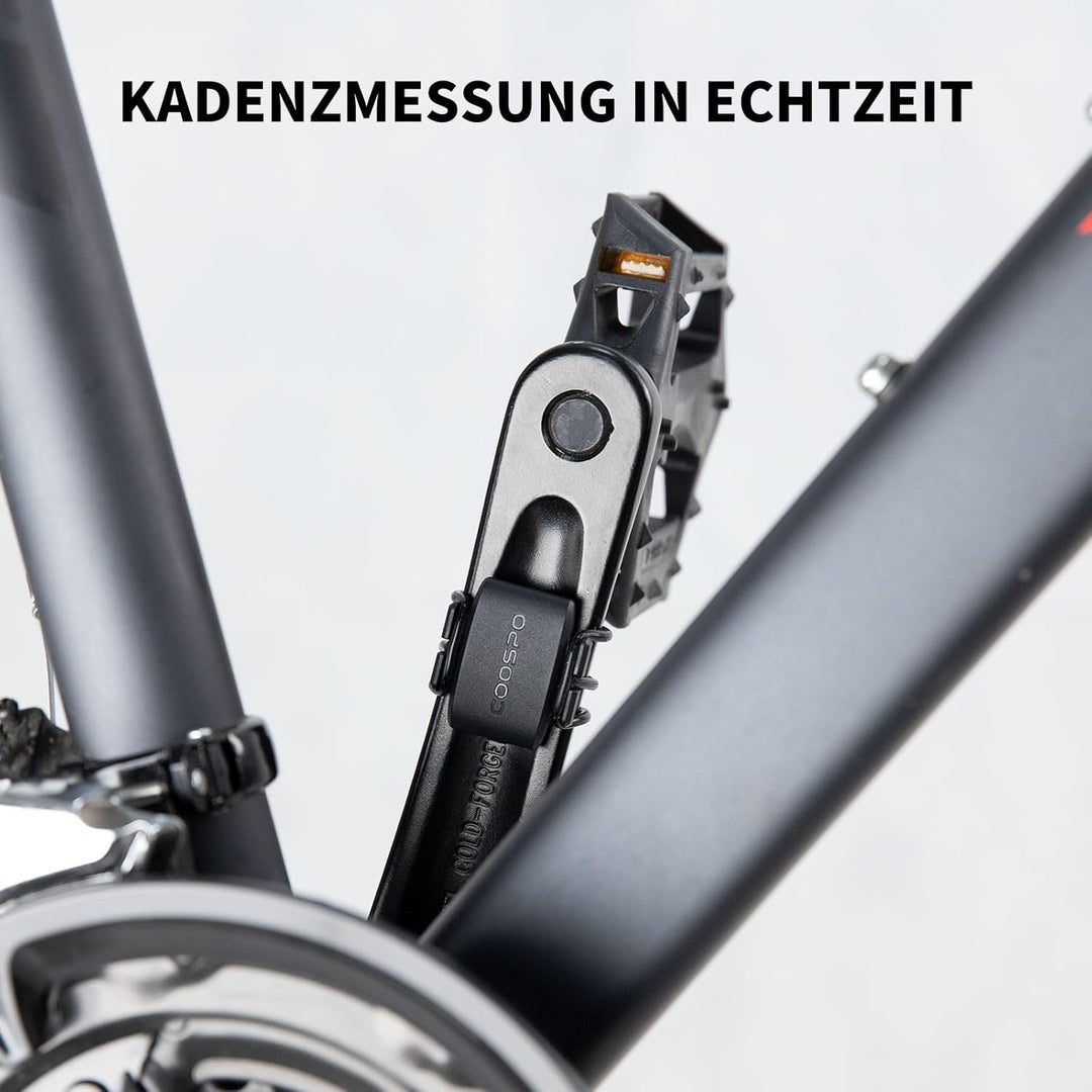 COOSPO BK9S Geschwindigkeitssensor/Trittfrequenzsensor Bluetooth5.0 ANT+, Drahtloser Fahrraddrehzahl