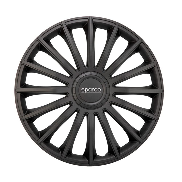 Satz Sparco Radzierblenden Treviso 13-Zoll Schwarz