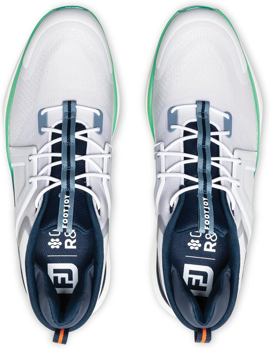Footjoy Herren Hyperflex Golfschuhe 39 EU Weiss Peacoat Aquamarin, 39 EU Weiß Peacoat Aquamarin