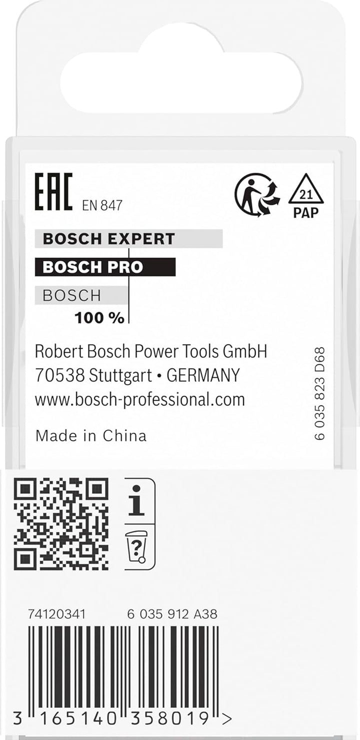Bosch Accessories Professional Abrundfräser Standard for Wood (für Holz, Radius 6 mm, Arbeitslänge 1