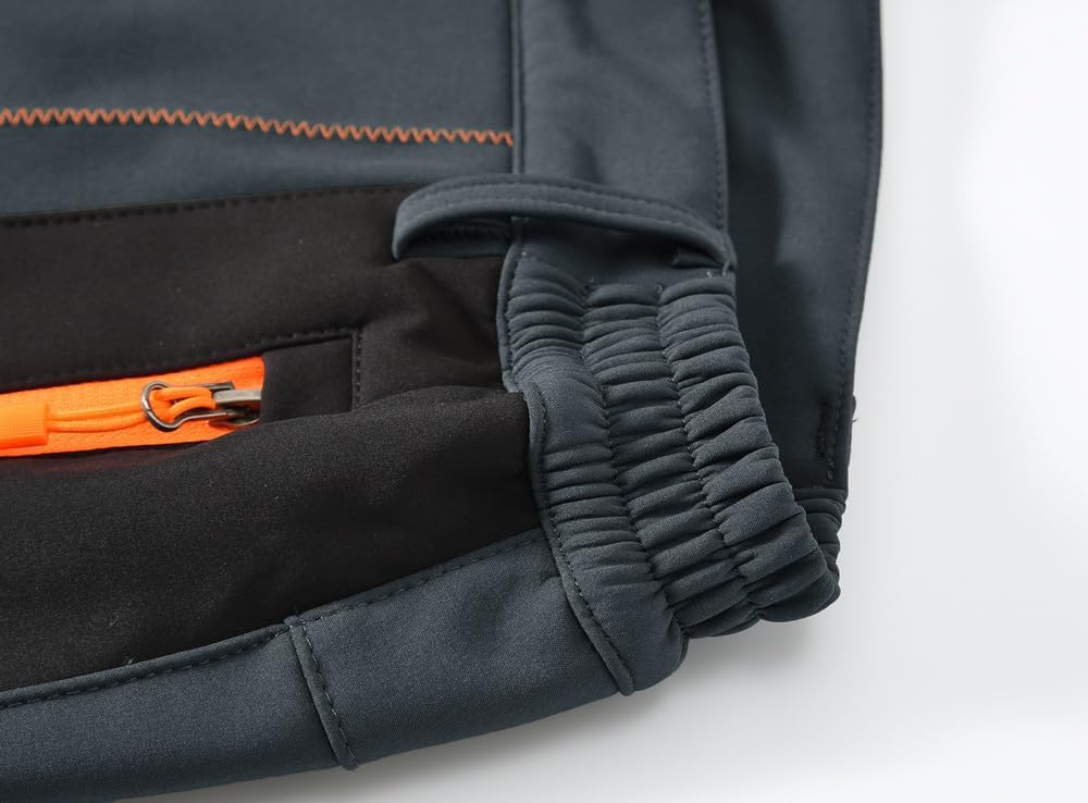 donhobo Herren Wanderhose Gefüttert Winterhose Wasserdicht Winddicht Warm Verdickte Softshellhose Ou