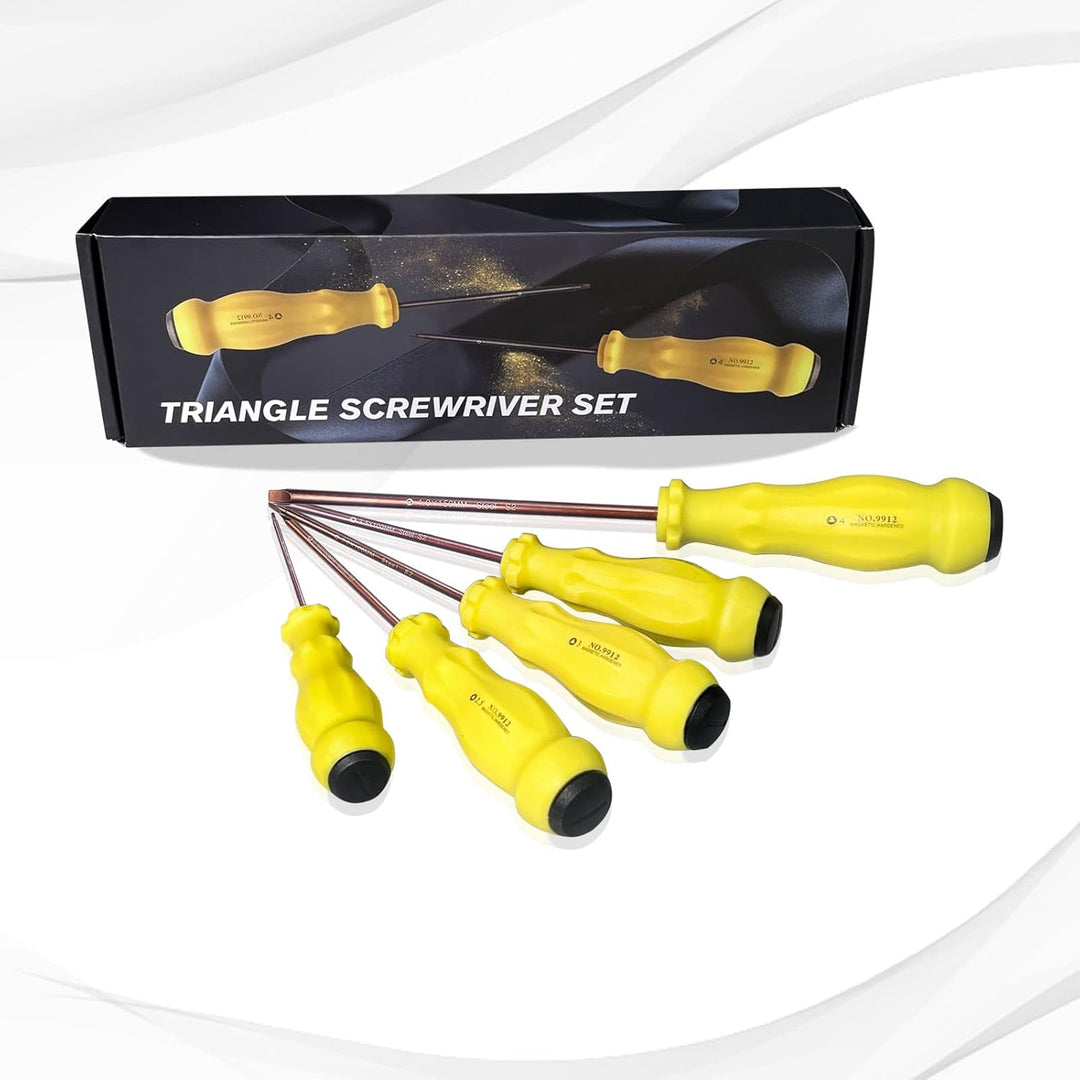 Dreieck-Schraubendreher-Set 4mm 3.5mm 3mm 2.5mm 2mm S2 Dreikant-Schraubendreher Magnetischer Stahl W