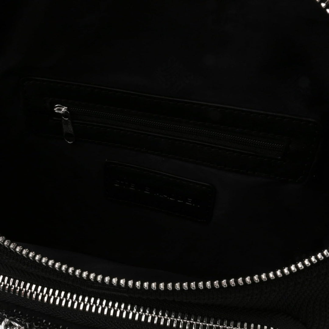 Steve Madden Damen Maxima Covertible Gürteltasche Crossbody, Schwarz Einheitsgrösse Schwarz, Einheit