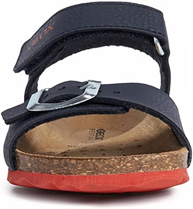 Geox Jungen J Ghita Boy B Sandalen 39 EU Navy Red, 39 EU Navy Red