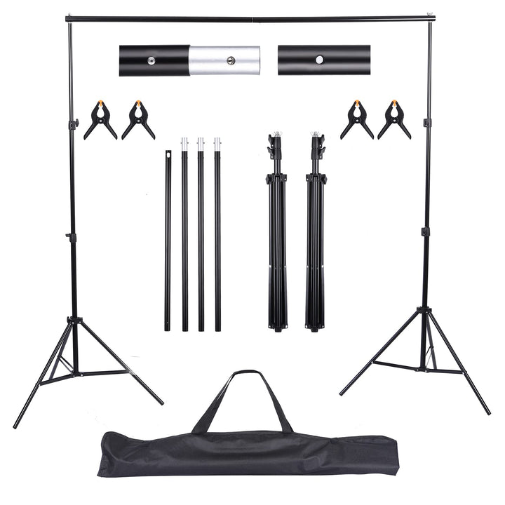 UNIDEAL Hintergrund Ständer 2 x 3M, Verstellbarer Hintergrund Stützsystem Satz, greenscreen ständer,