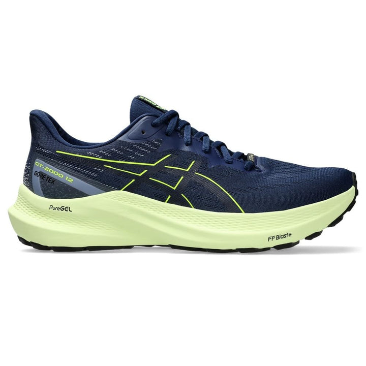 ASICS GT-2000 12 Herren 39 EU Blue Expanse Safety Yellow, 39 EU Blue Expanse Safety Yellow