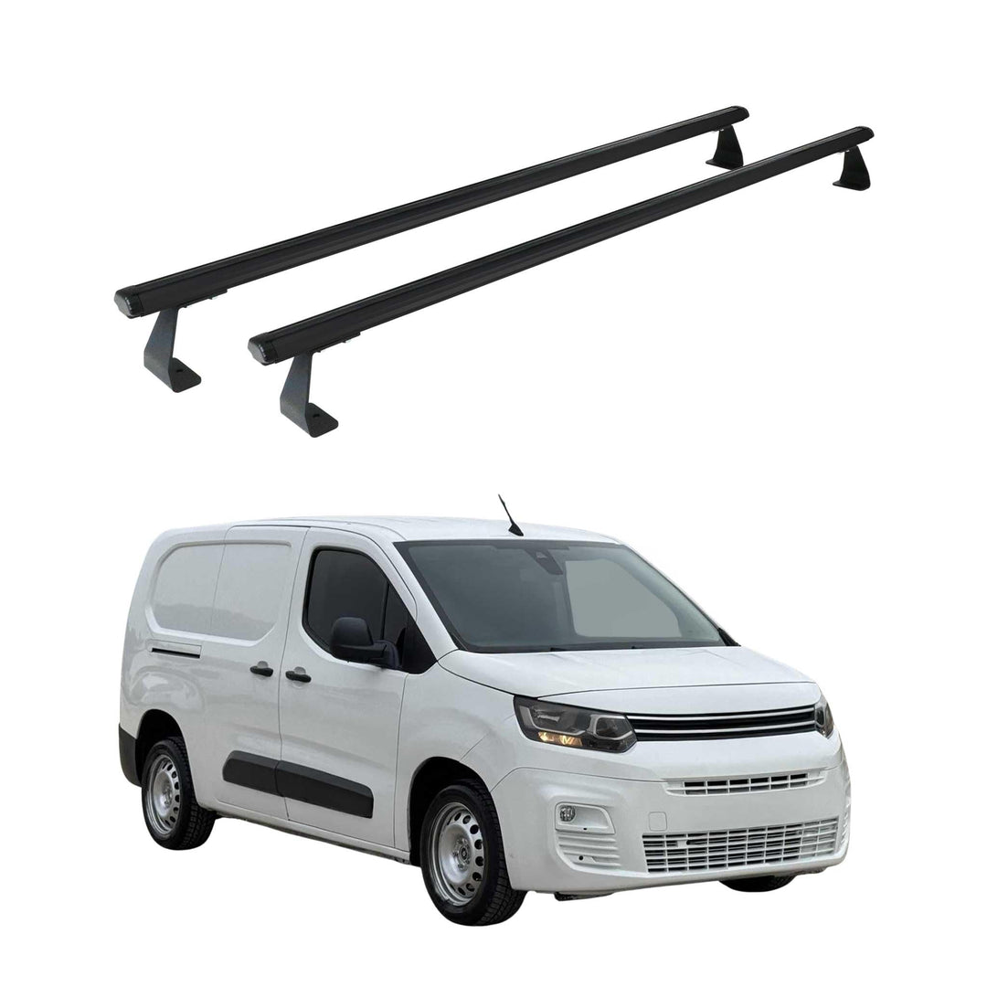 OMAC Heavy Duty Dachträger Querträger kompatibel mit Citroen Berlingo 2018-2026 – 2 Stangen – Alumin