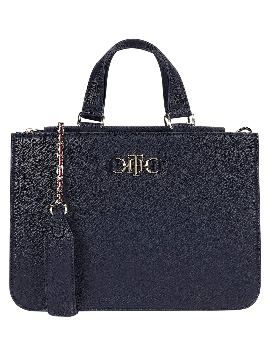 Tommy Hilfiger Damen Handtasche Tasche TH Club Tote Blau AW0AW09680-DW5