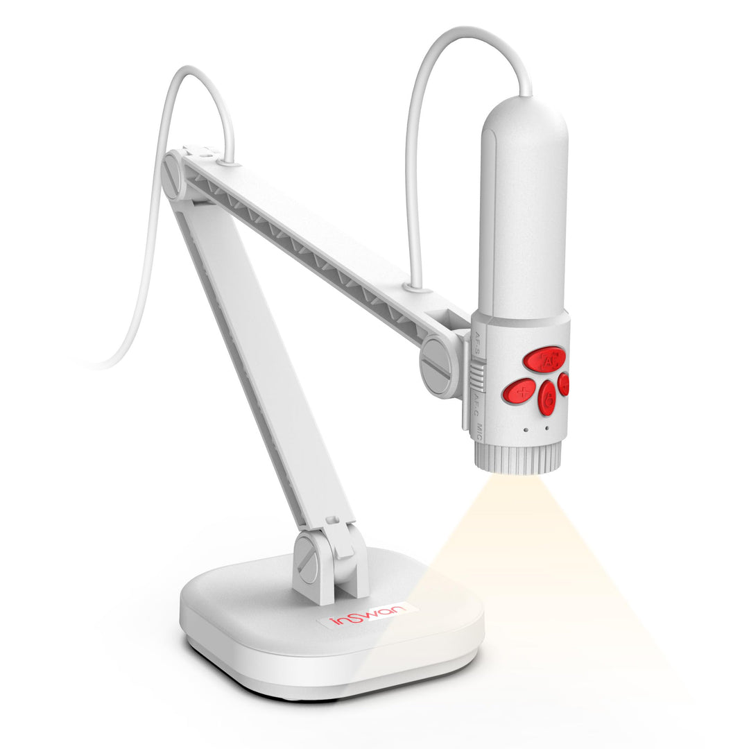 INSWAN INS-3 Abnehmbare USB-Dokumentenkamera für Lehrer und Visualizer mit eingebautem Mikrofon, Lic