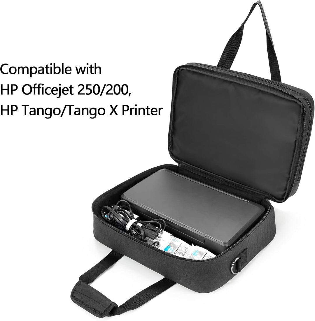 SAMDEW Doppellagige Aufbewahrungstasche für Tragbare Mobile Drucker, Kompatibel mit HP Tango/Tango X