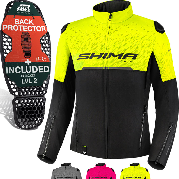 SHIMA Damen Drift Jacke, Fluo, 3XL Damen Vent 3XL Fluo, Damen Vent 3XL Fluo