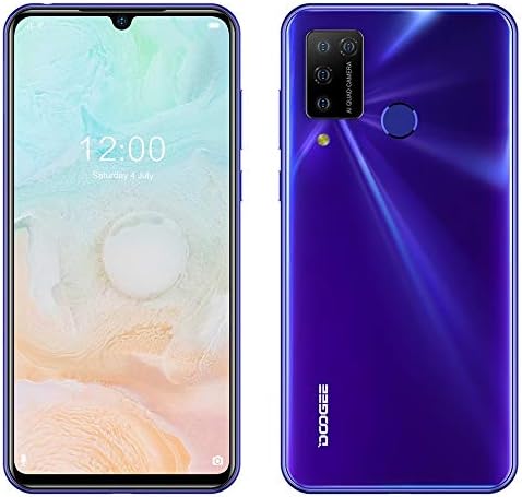 DOOGEE N20 PRO (6GB+128GB) Smartphone ohne Vertrag, Android 10 Handy, Helio P60 Octa-Core, 16MP AI F