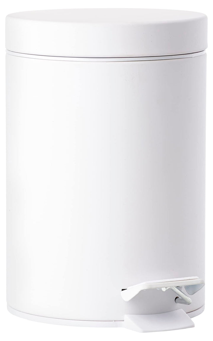 Zone Denmark Pedaleimer Mülleimer Abfalleimer, Solo Serie, 3 l, weiss White, White
