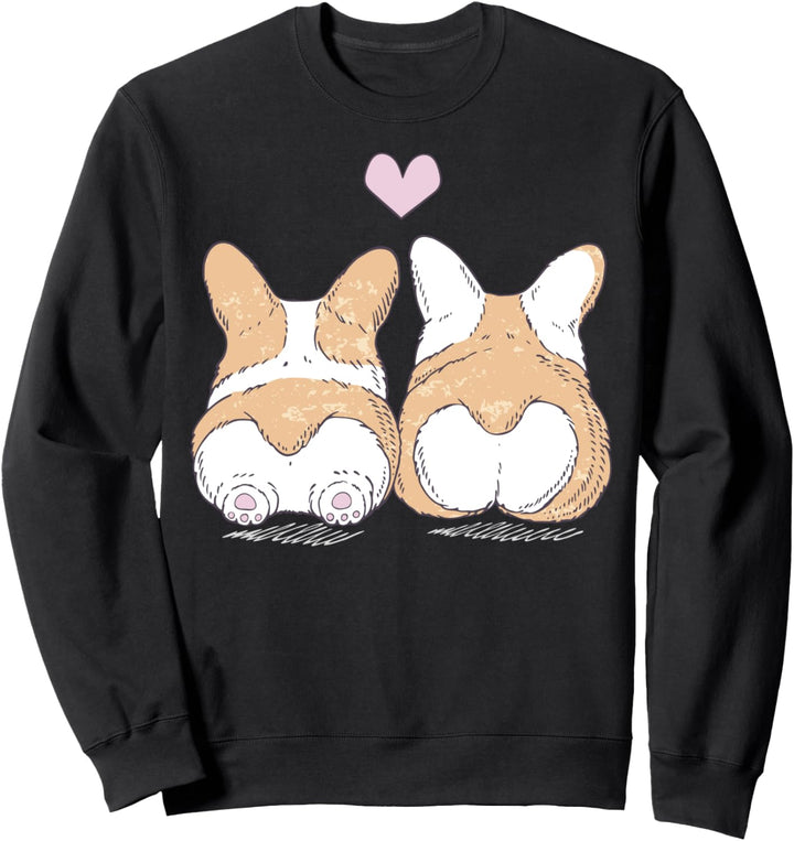 Trendy Corgi Cuddle And Love Poster Sweatshirt