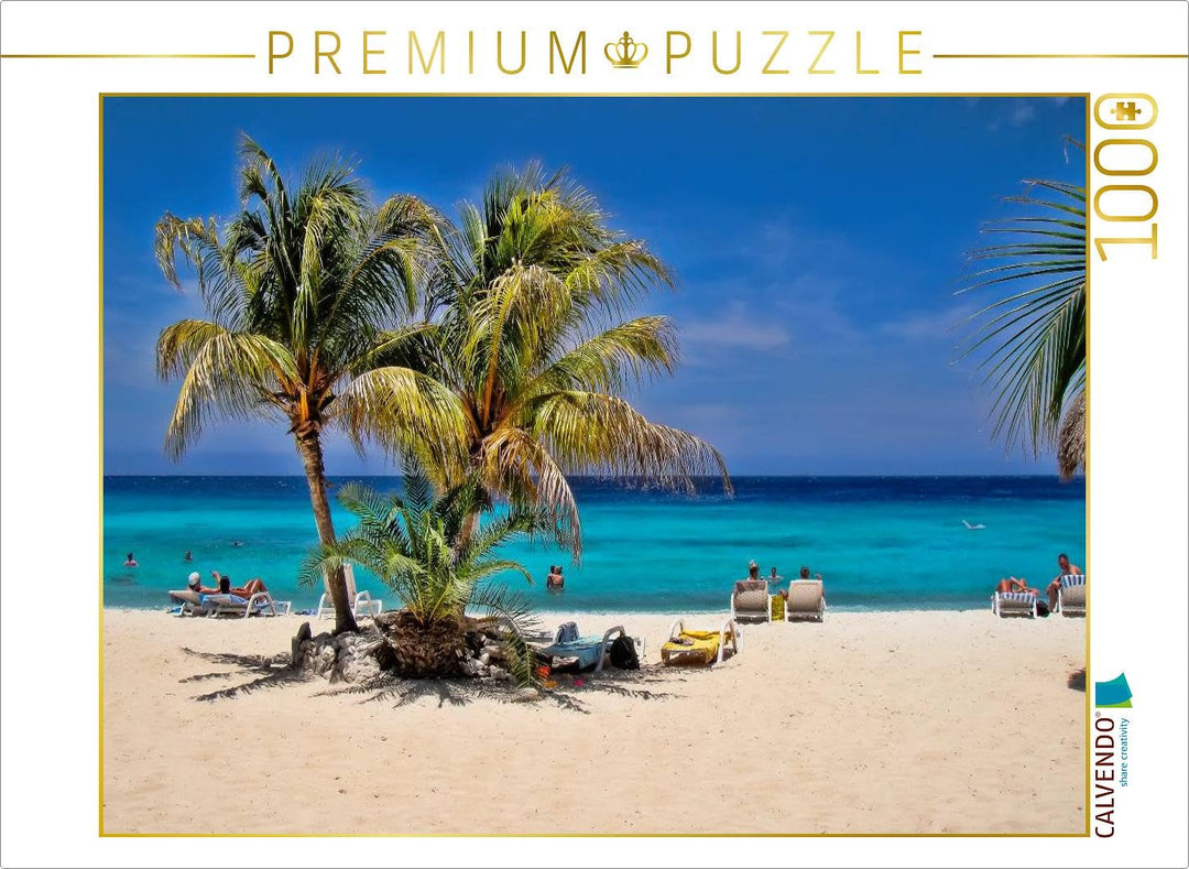 CALVENDO Puzzle Curaçao - Bunte Insel in der Karibik 1000 Teile Lege-Grösse 64 x 48 cm Foto-Puzzle B