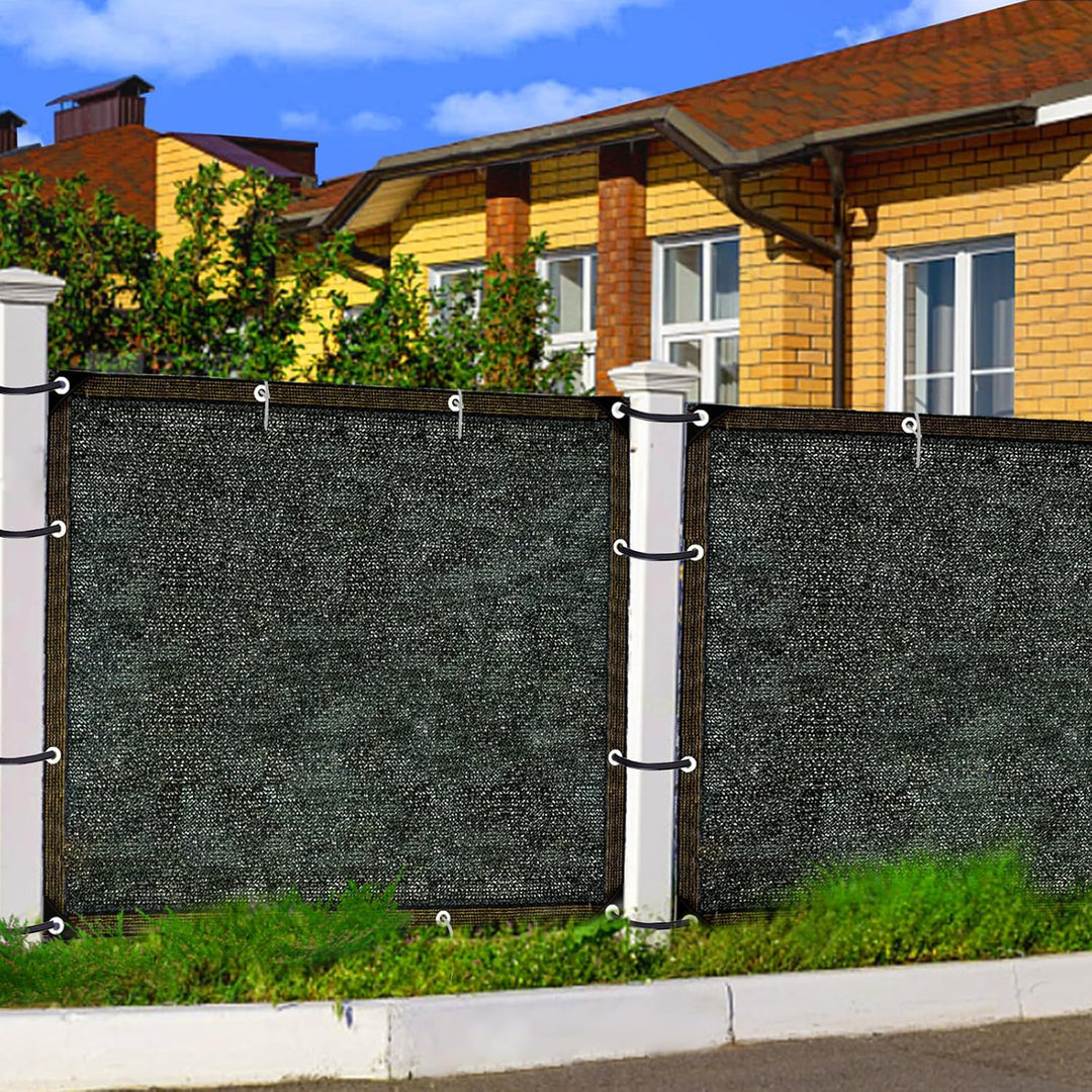 Schattierungsnetz Schattennetz für Gewächshaus/Garten 2x5m, 90% Rechteckig Sonnensegel Mit öSen für