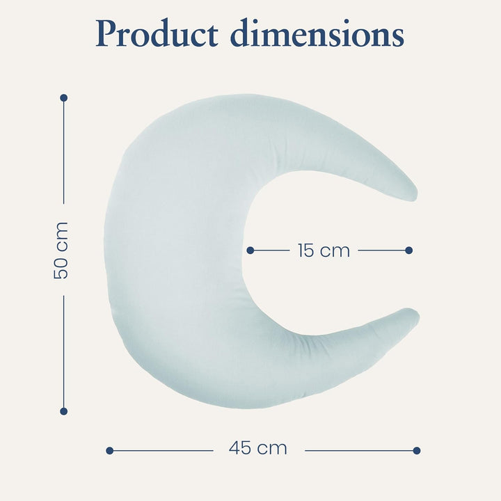 snuggle me® Stillkissen klein - Stillmond mit Stillkissenbezug aus 100% Bio-Baumwolle, Stillhörnchen