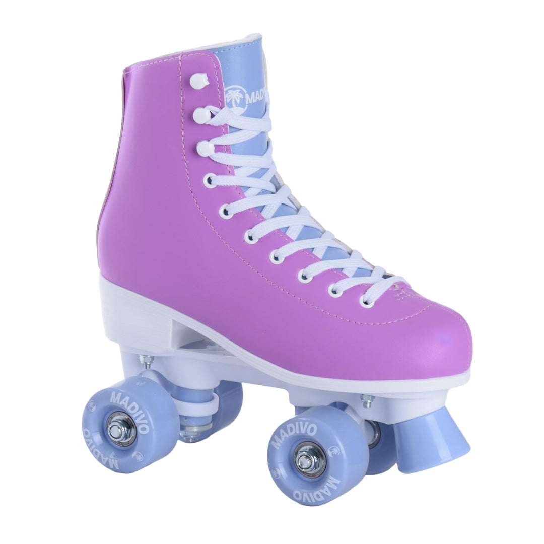 MADIVO Pastel Damen Klassische Retro Rollschuhe | ABEC-7 Kugellager | Mädchen Roller Skates Inliner