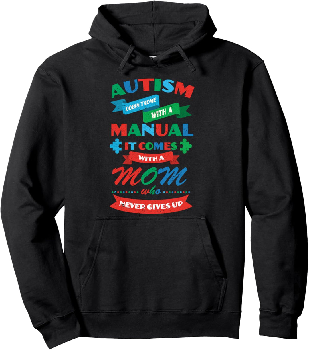 Autismus-Bewusstsein Geschenk kommen mit einem Handbuch Neur Pullover Hoodie